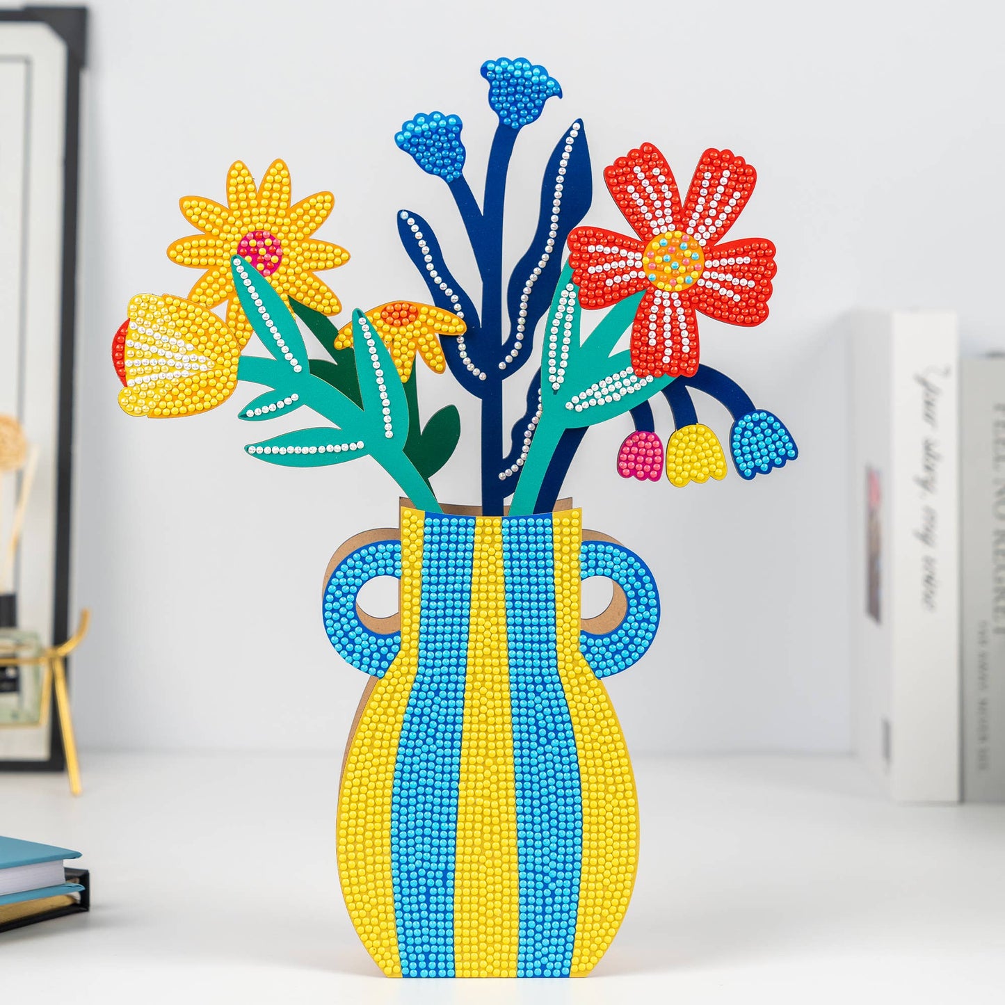 PixelPop™ Diamond Art 3D Display — Capri Bloom