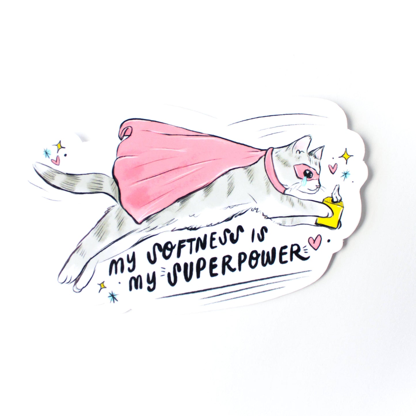 Super Kitty Vinyl Sticker