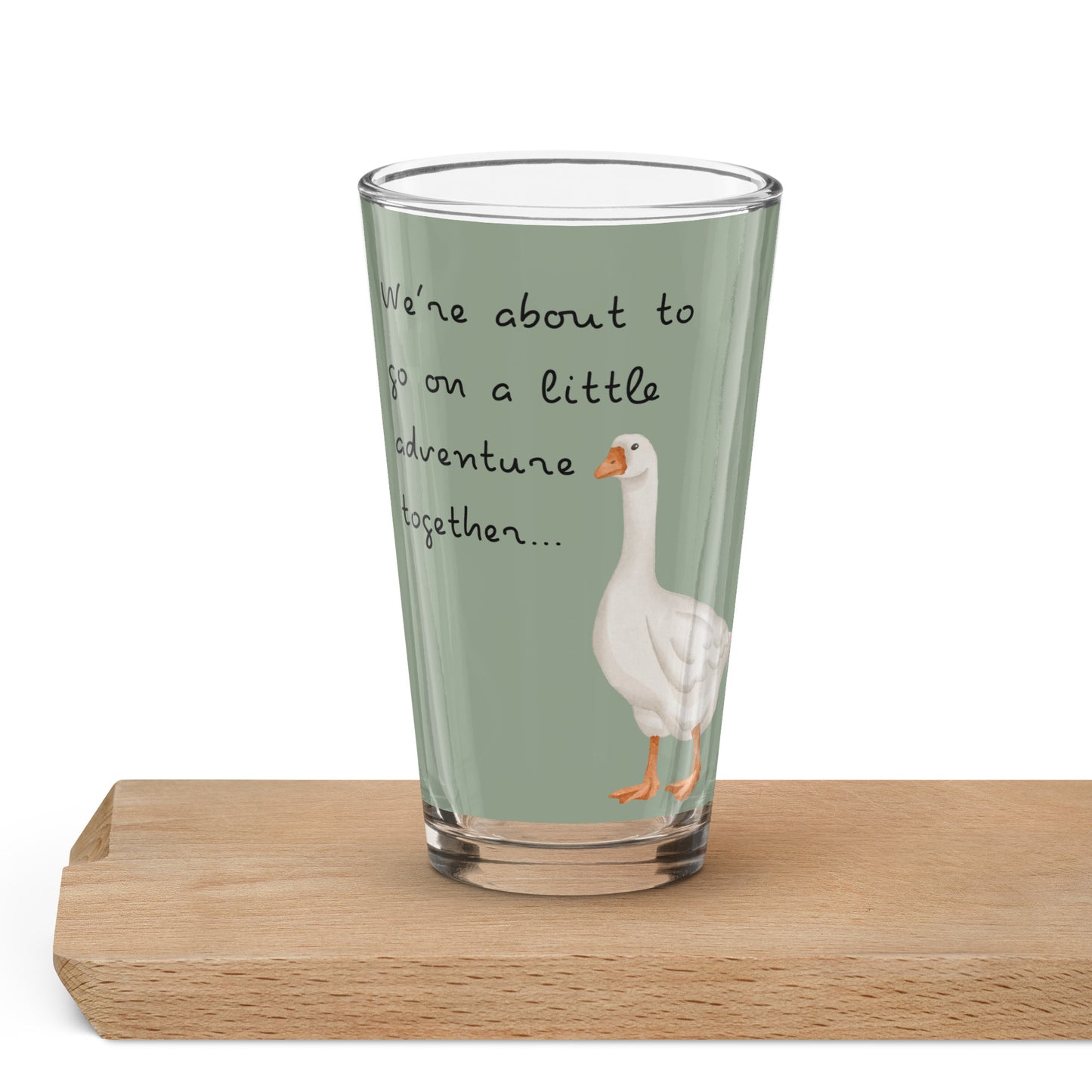 Eras Adventure Goose Shaker Pint Glass