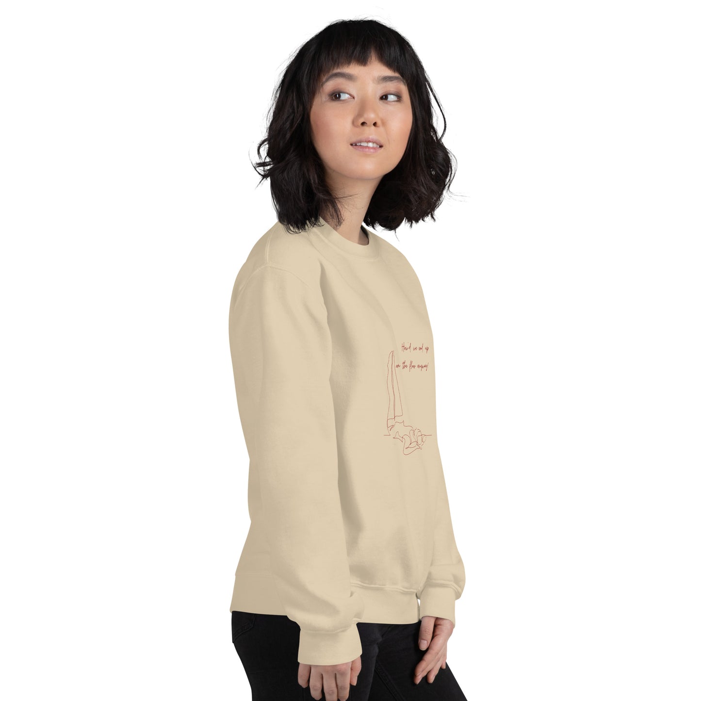 How'd We End Up Maroon Unisex Sweatshirt