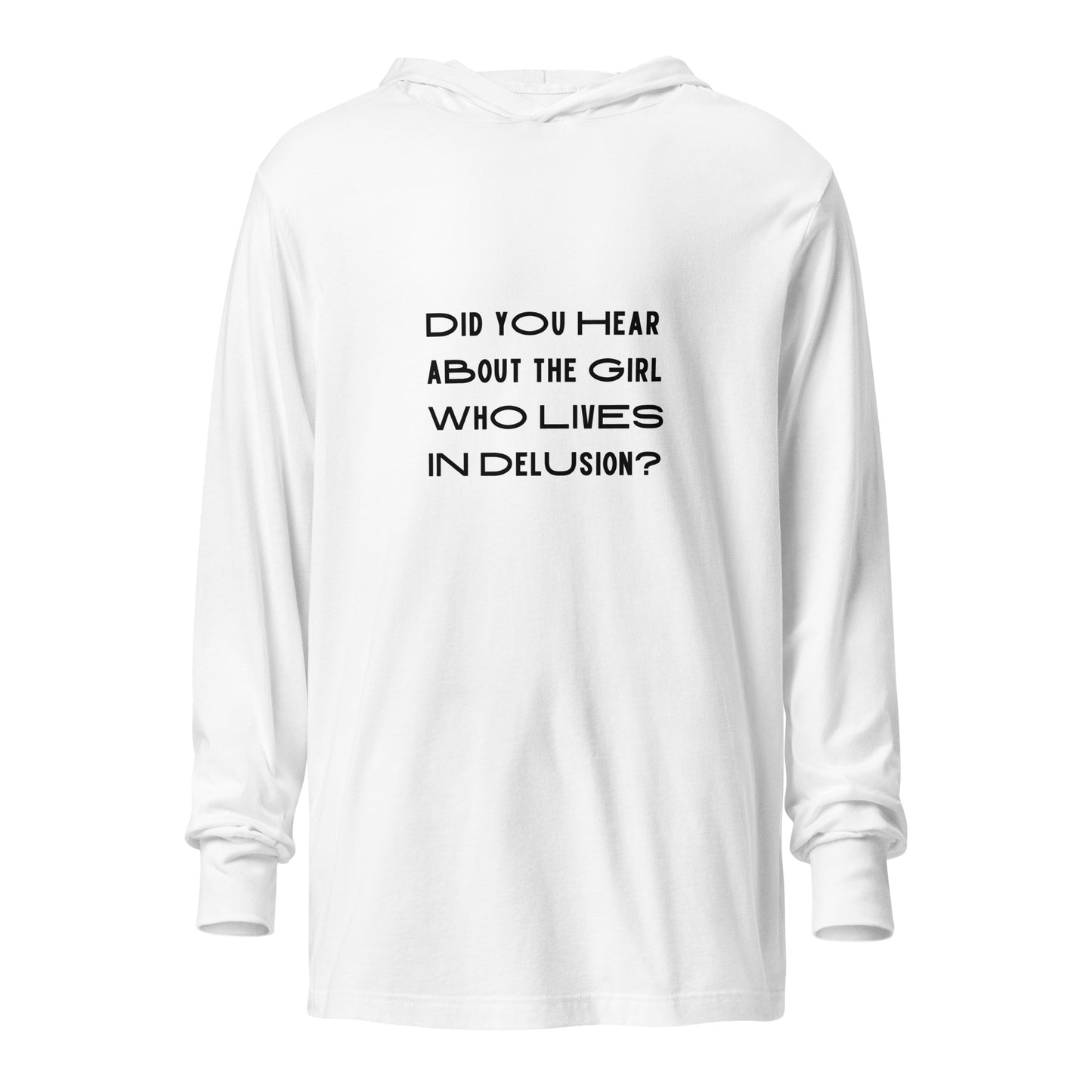 Delulu Girl Hooded Long-Sleeve Tee