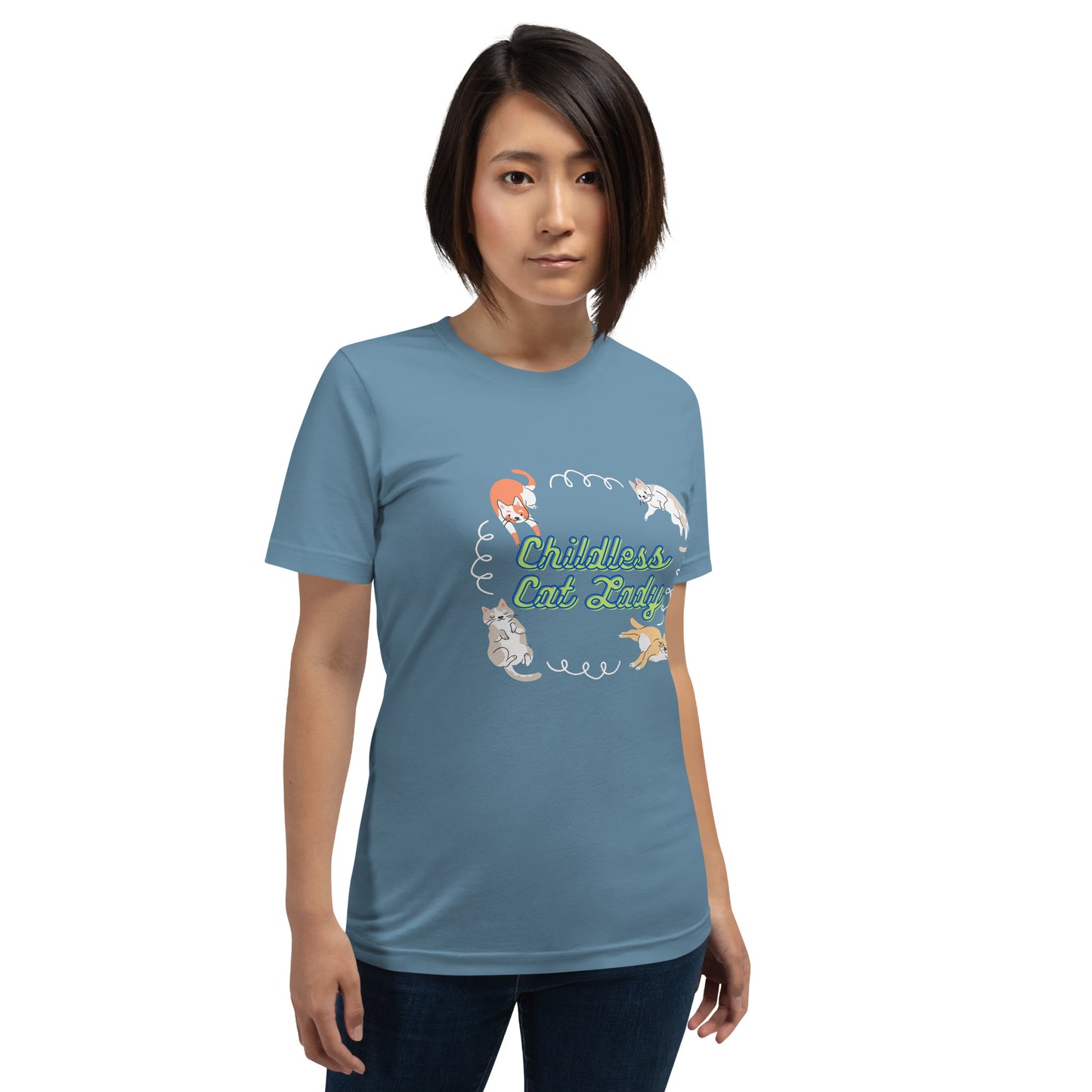 Childless Cat Lady Floofs Unisex t-shirt