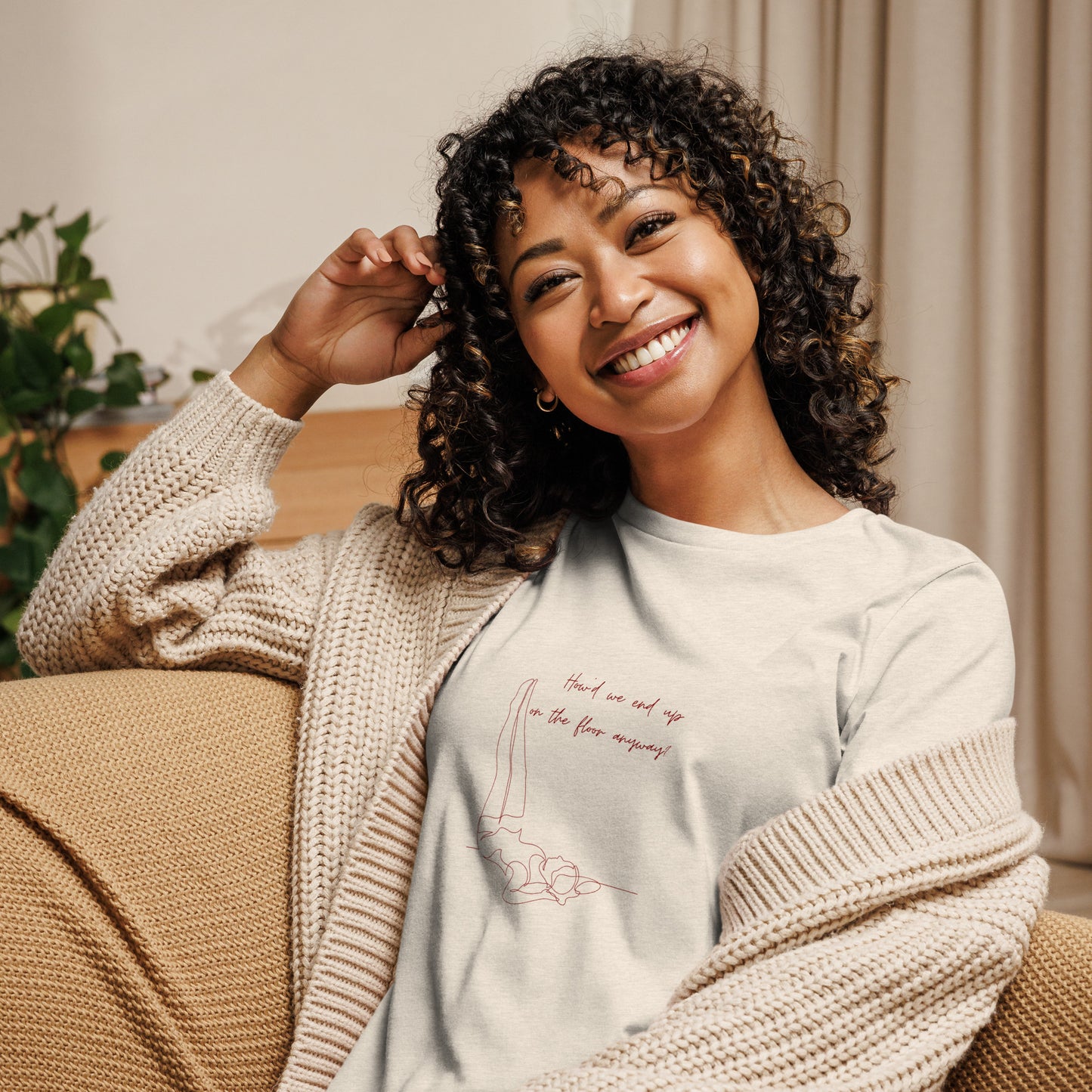 How'd We End Up Maroon Women's Relaxed T-Shirt
