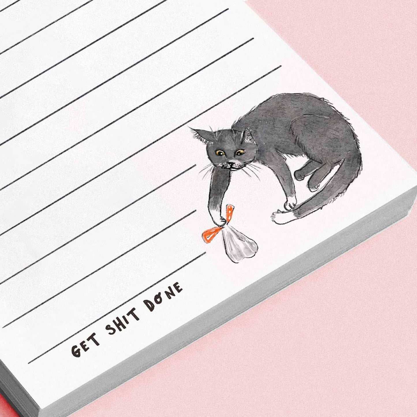 Cat Shit To Do Notepad - To-do List Notepads