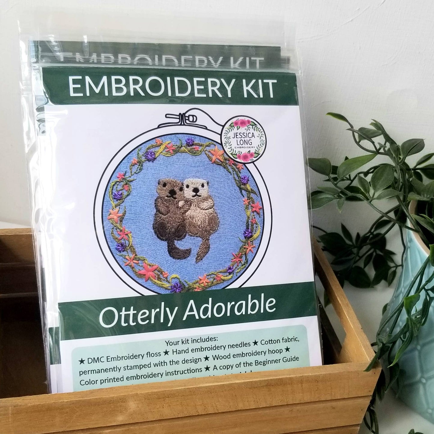 Otterly Adorable Hand Embroidery Kit