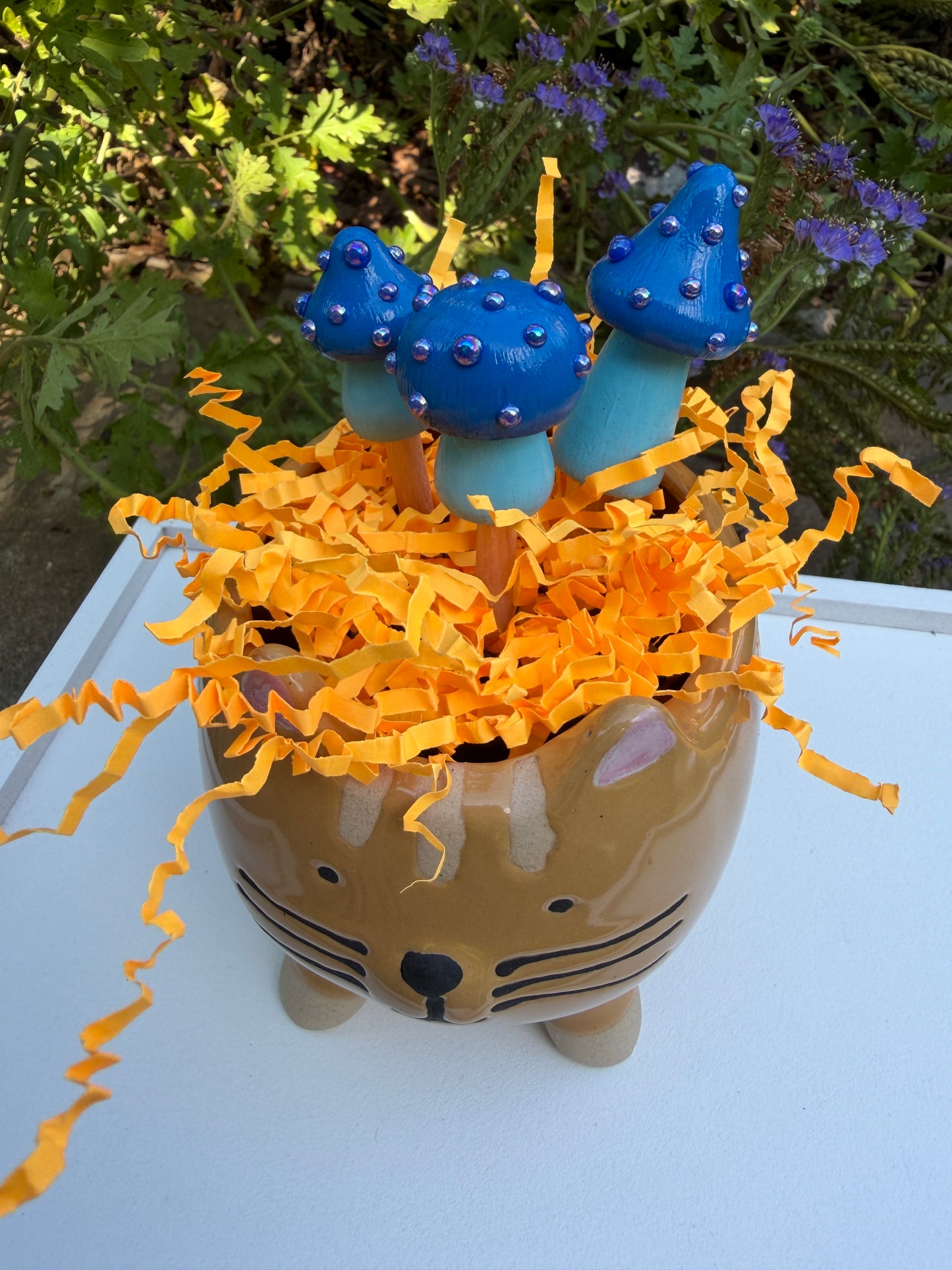 Mini Mushroom Stakes - Blue Man Group Set
