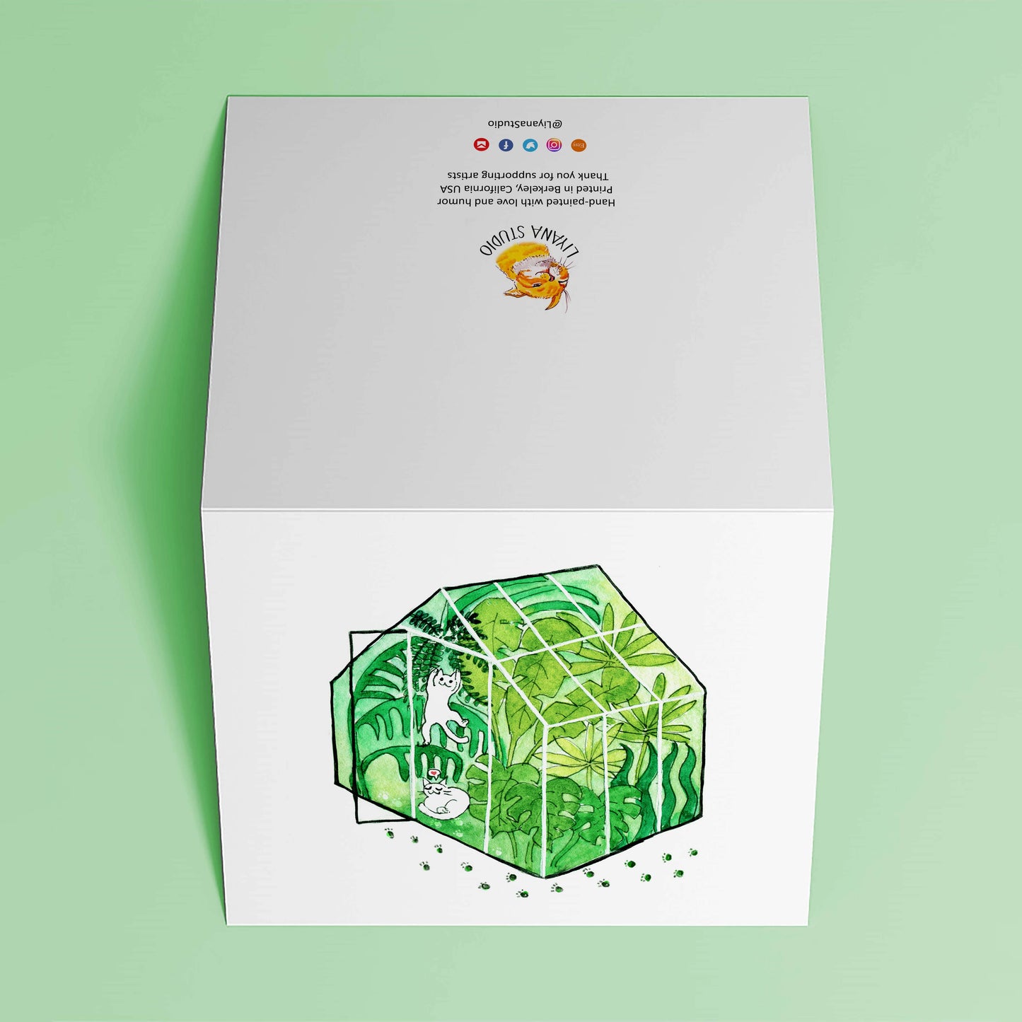 Greenhouse Cats - Just Because Card