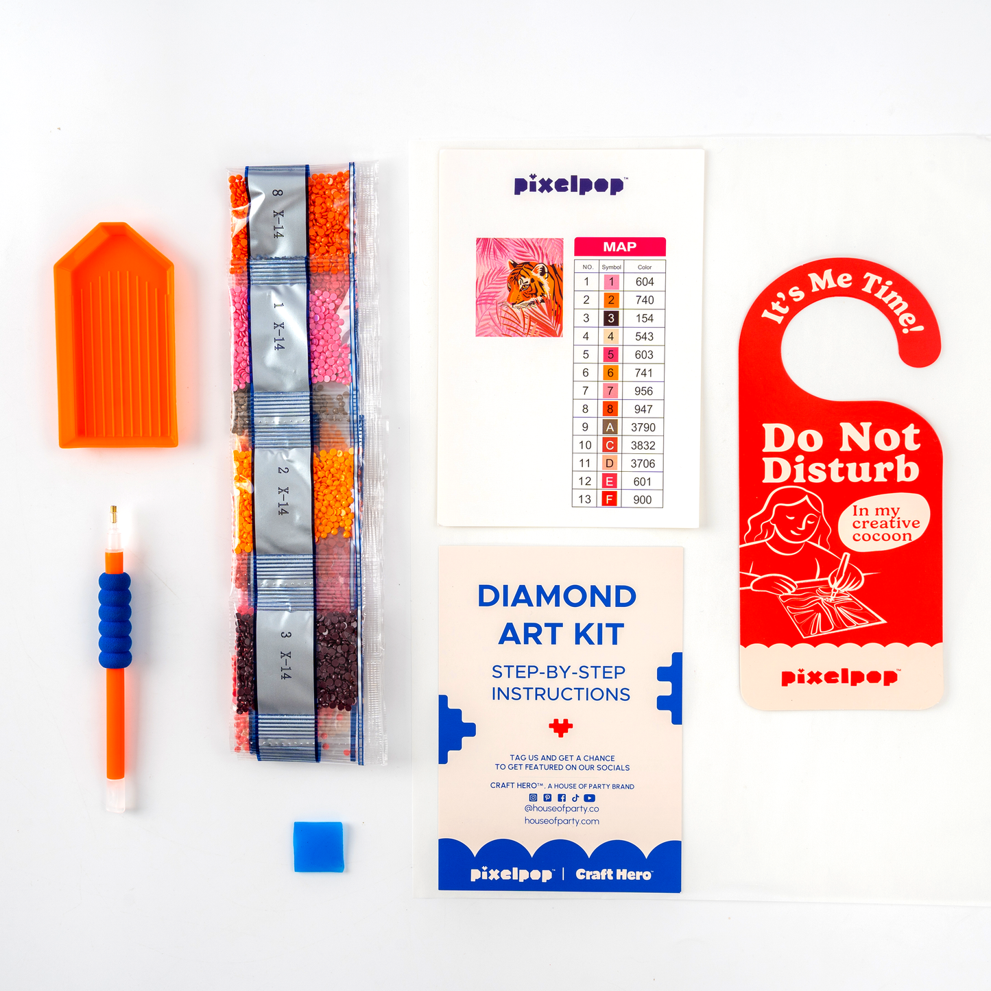 Pretty Kitty Diamond Art Kit by PixelPop™