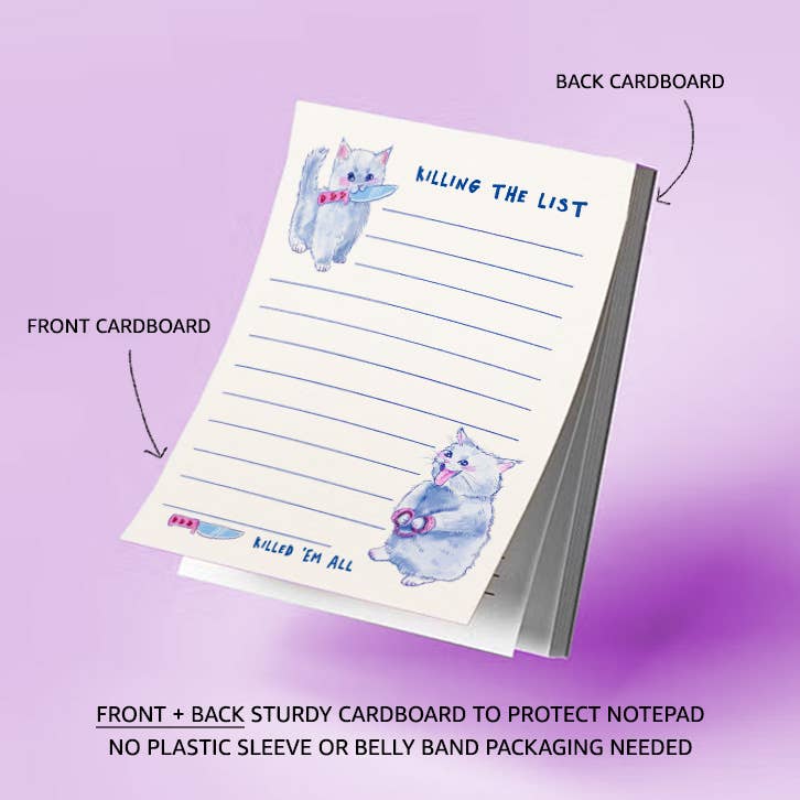 Killing The List Notepad - To-do List Memo Pad