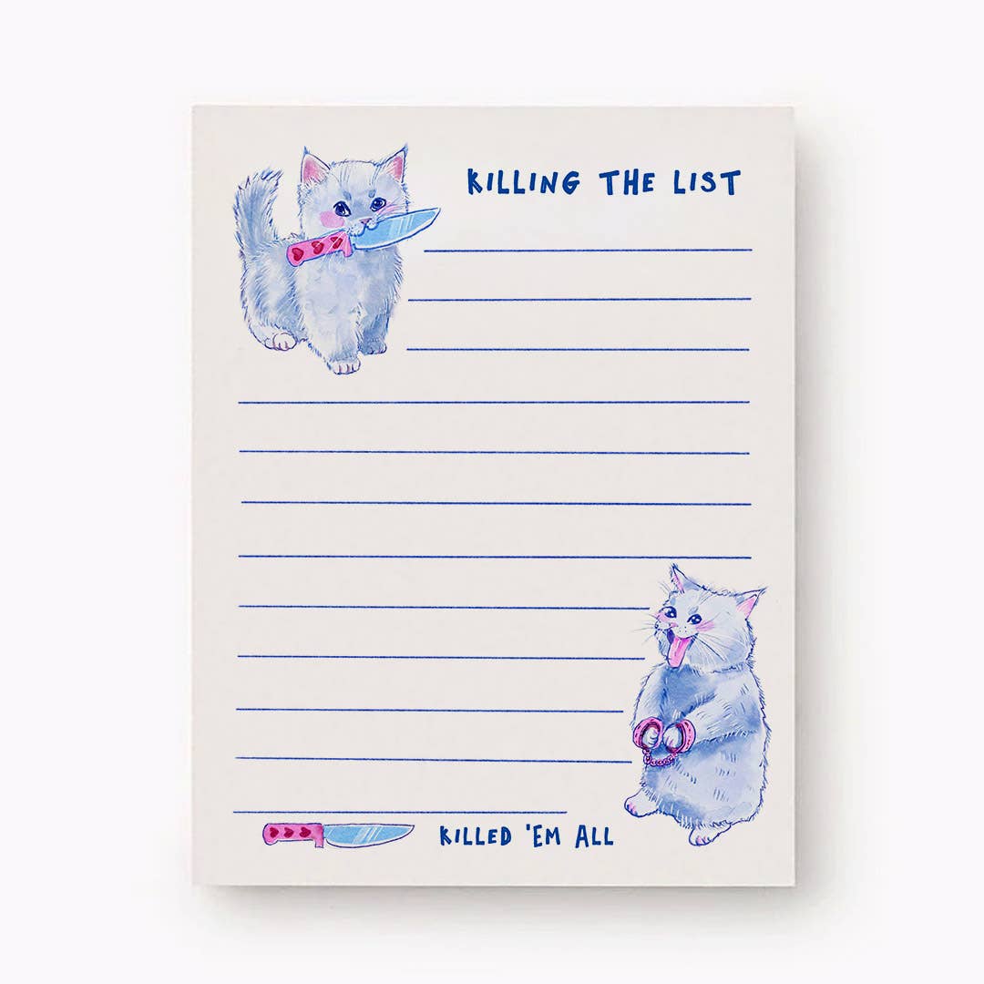 Killing The List Notepad - To-do List Memo Pad