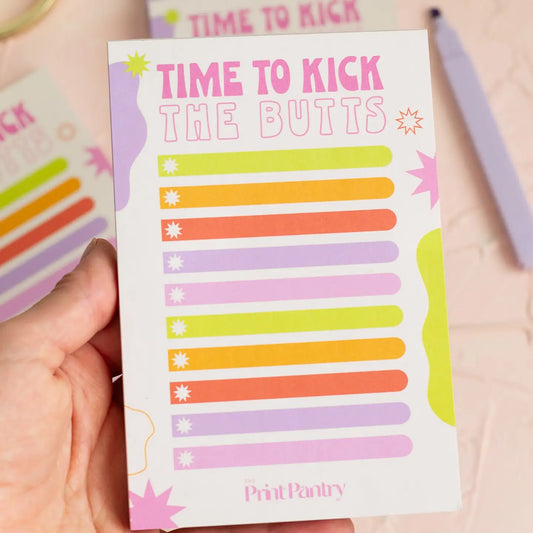 Kick the Butts Notepad