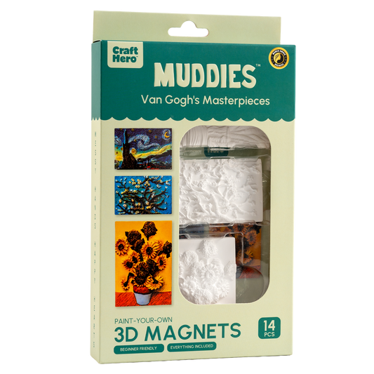 Muddies™ 3D Magnet Painting Kit — Van Gogh’s Masterpieces