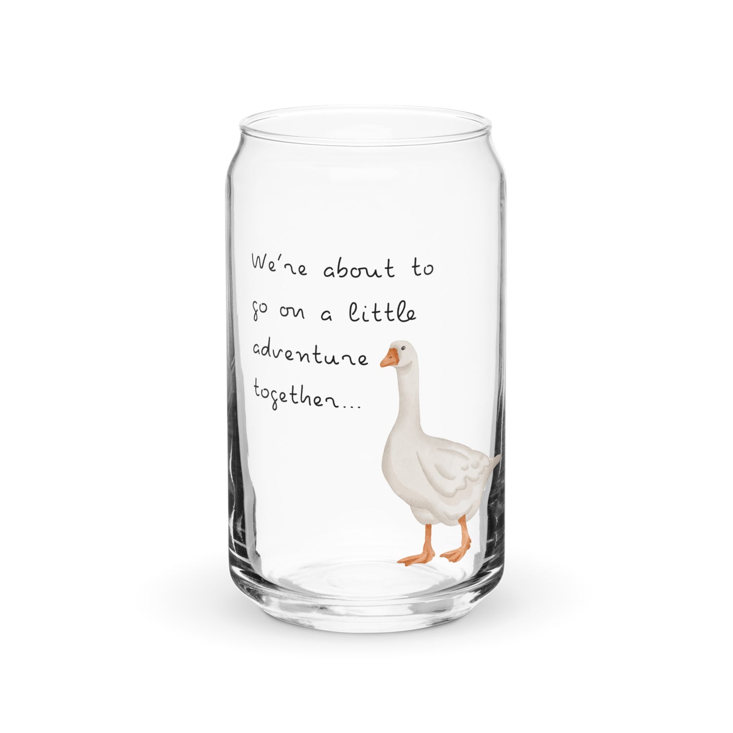 Eras Tour Adventure Goose Can-shaped glass