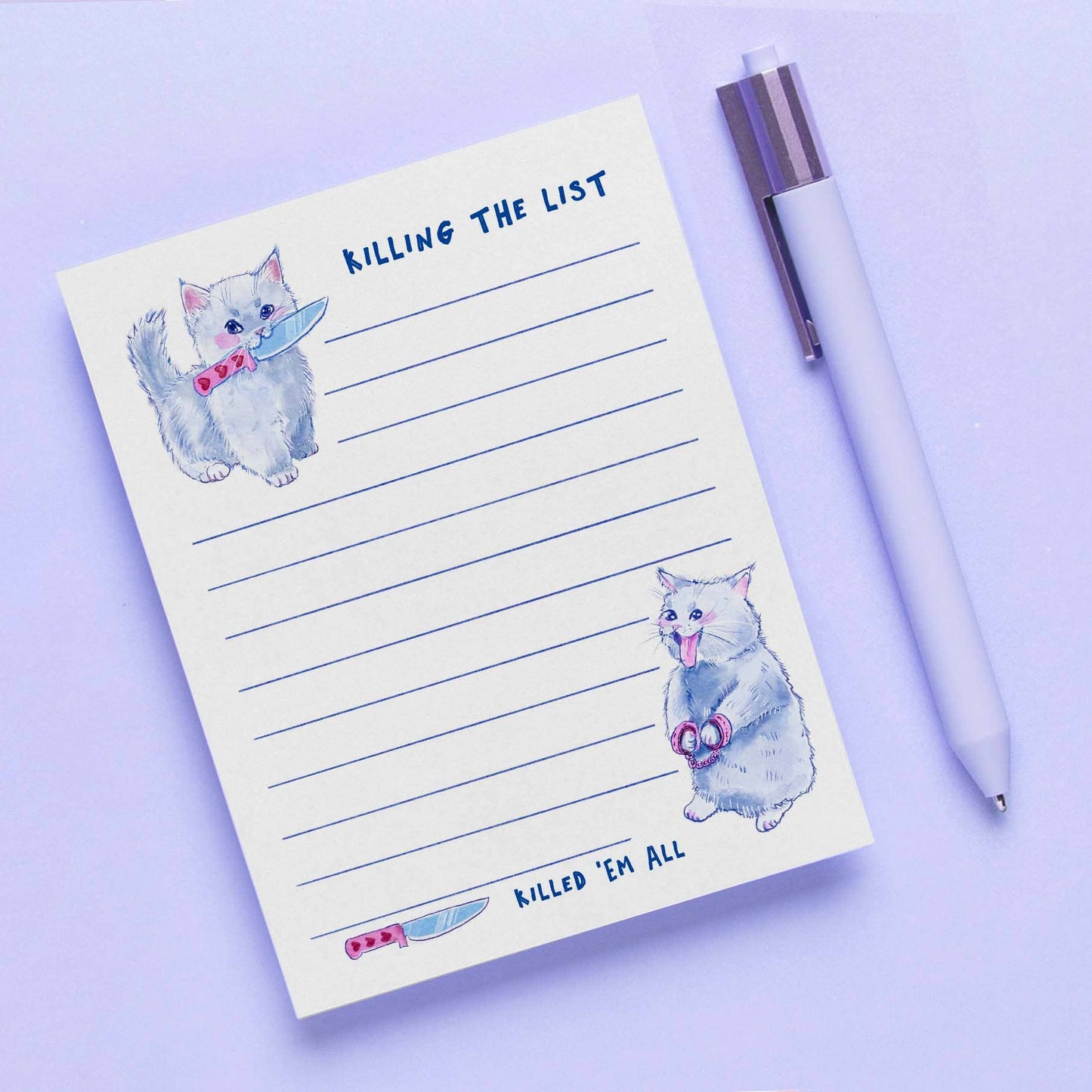 Killing The List Notepad - To-do List Memo Pad