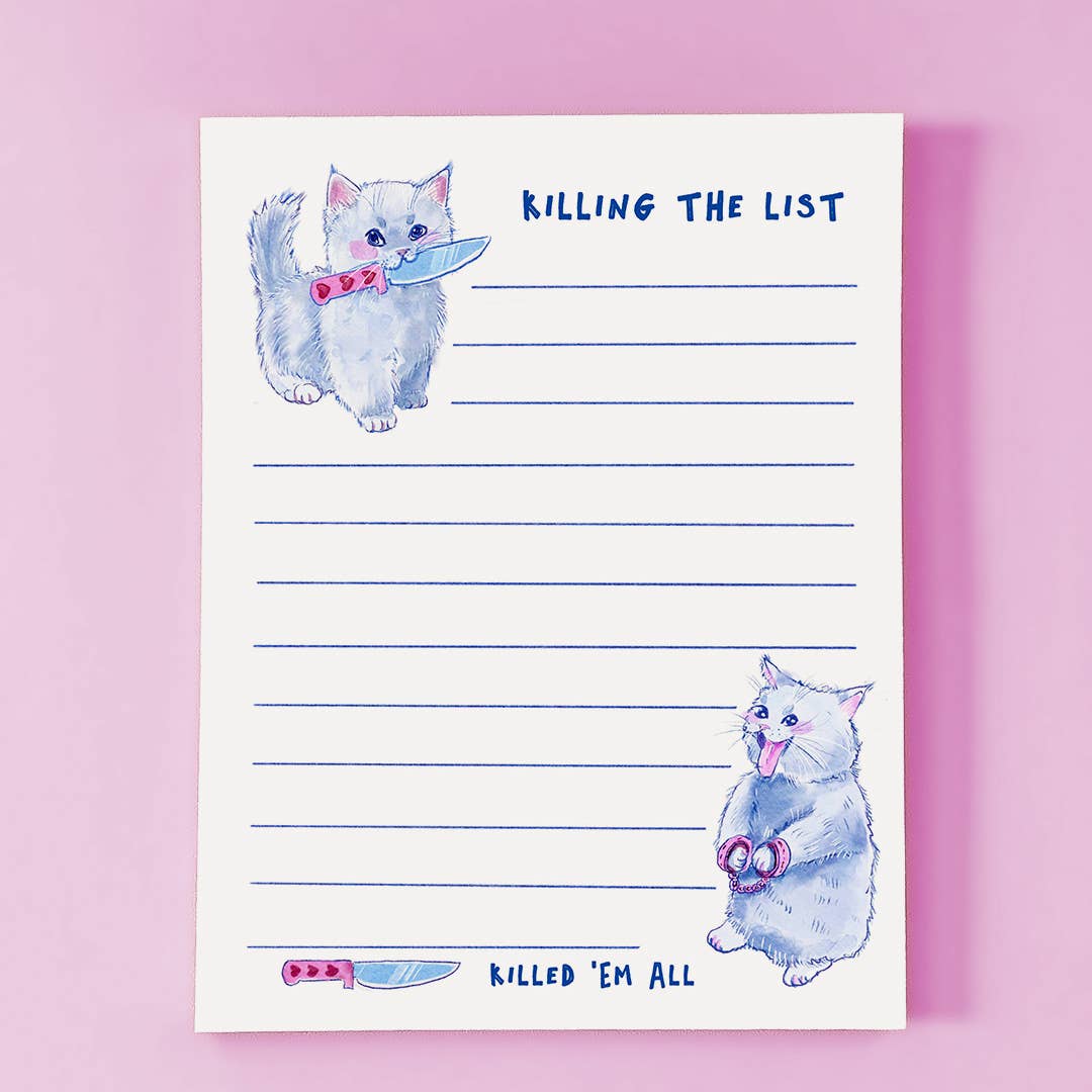 Killing The List Notepad - To-do List Memo Pad