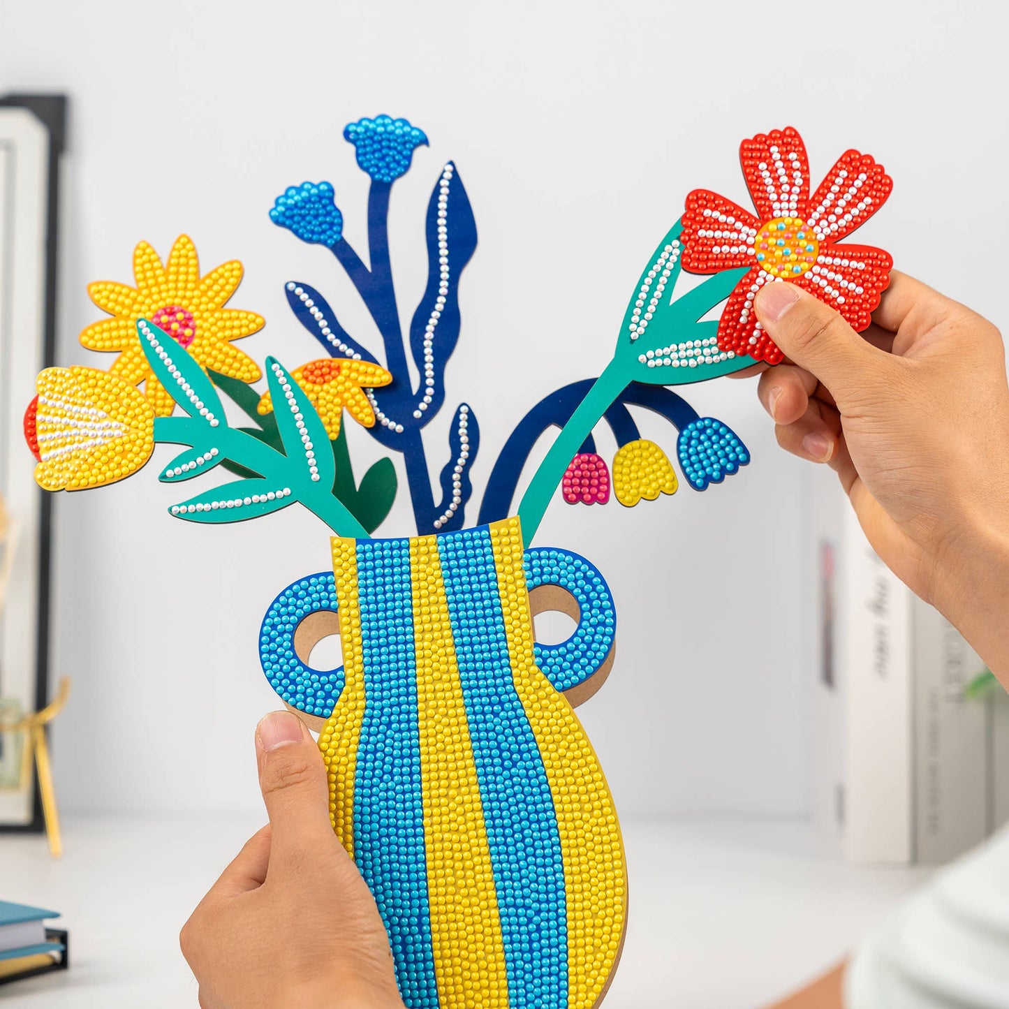 PixelPop™ Diamond Art 3D Display — Capri Bloom