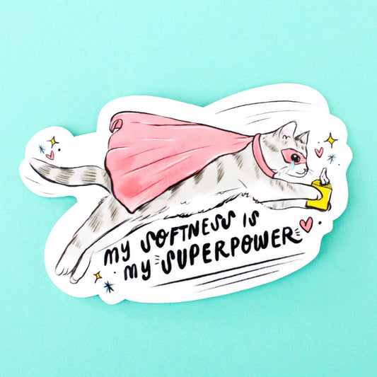 Super Kitty Vinyl Sticker