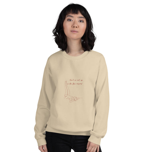 How'd We End Up Maroon Unisex Sweatshirt