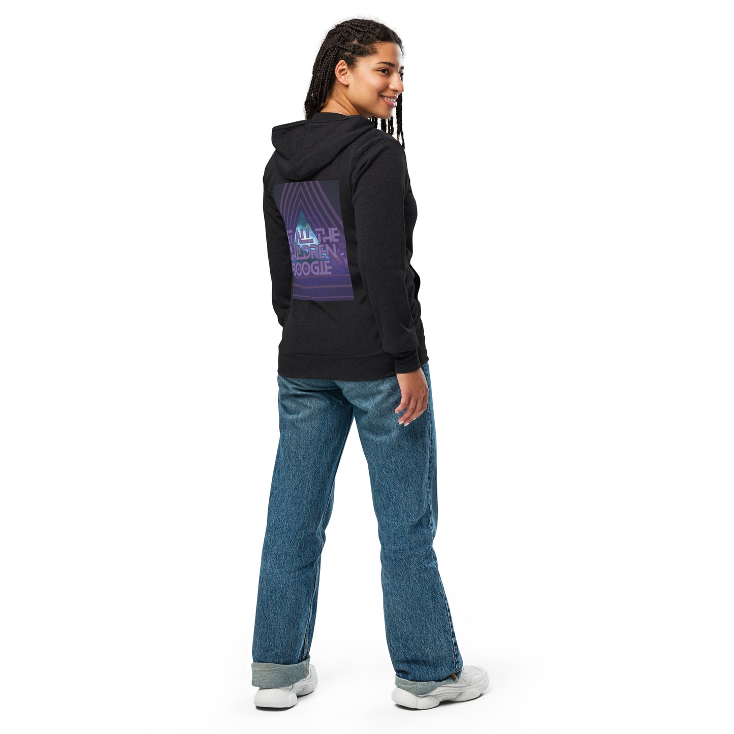 Bowie Says Boogie Unisex Zip Hoodie