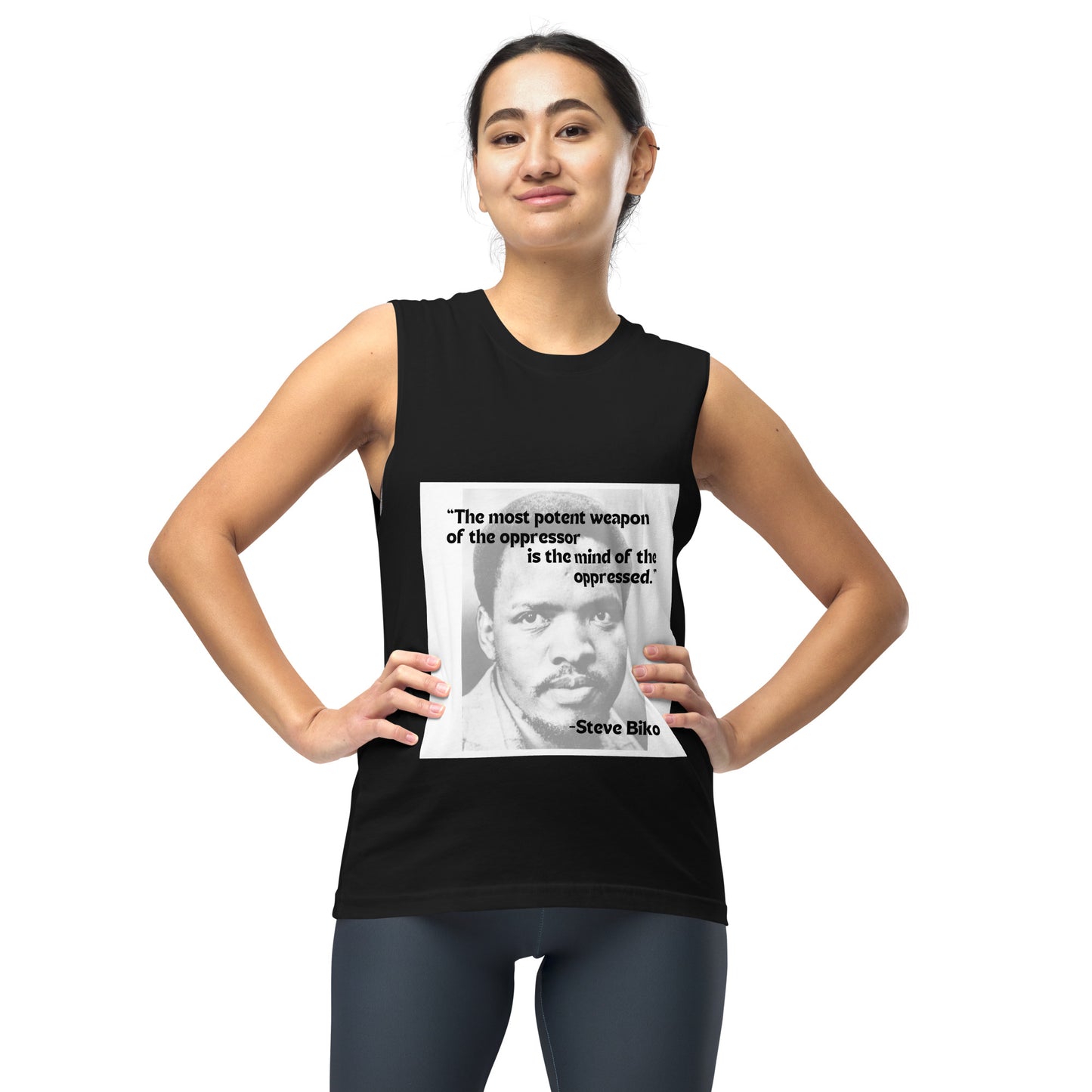 Steve Biko Potent Weapon Muscle Shirt