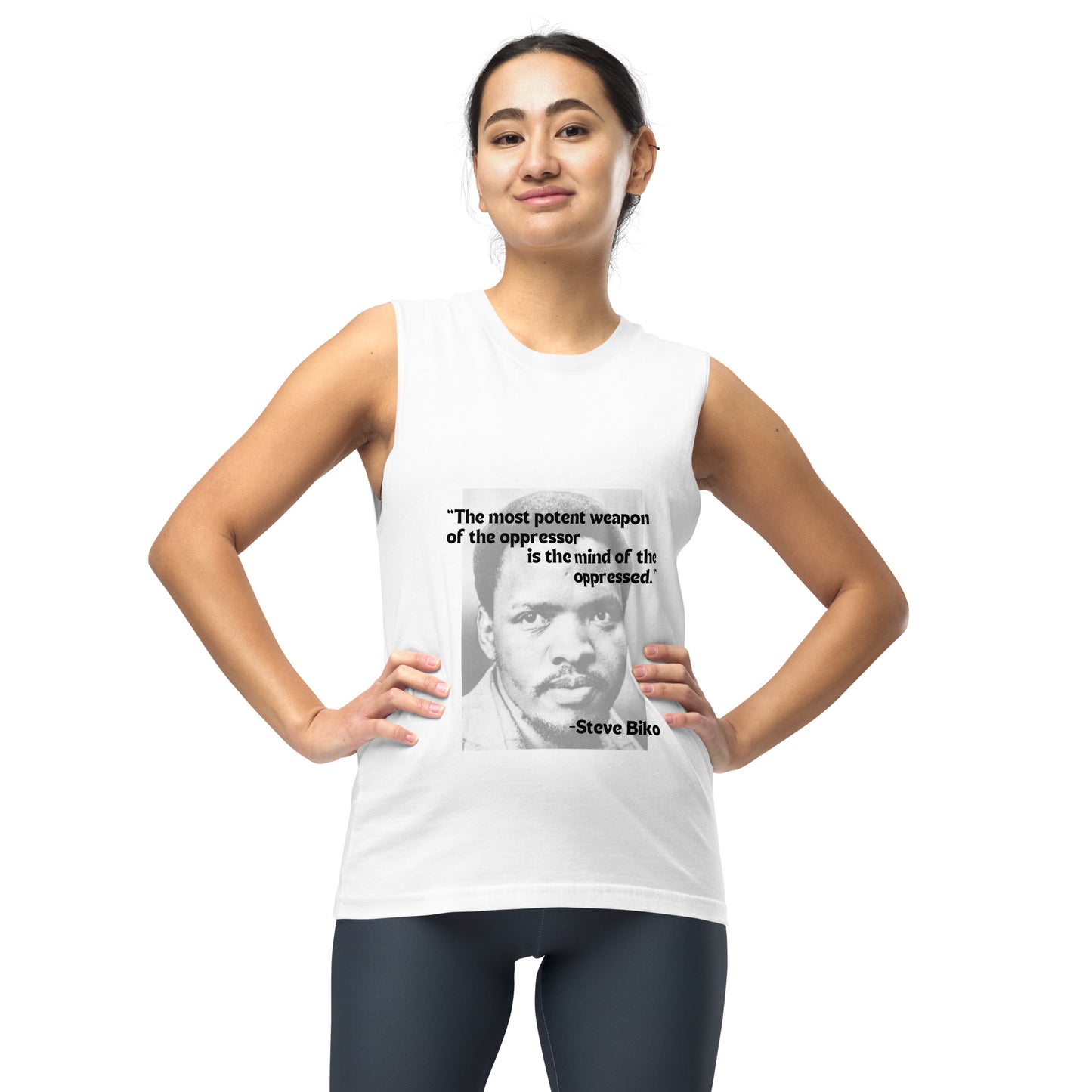 Steve Biko Potent Weapon Muscle Shirt