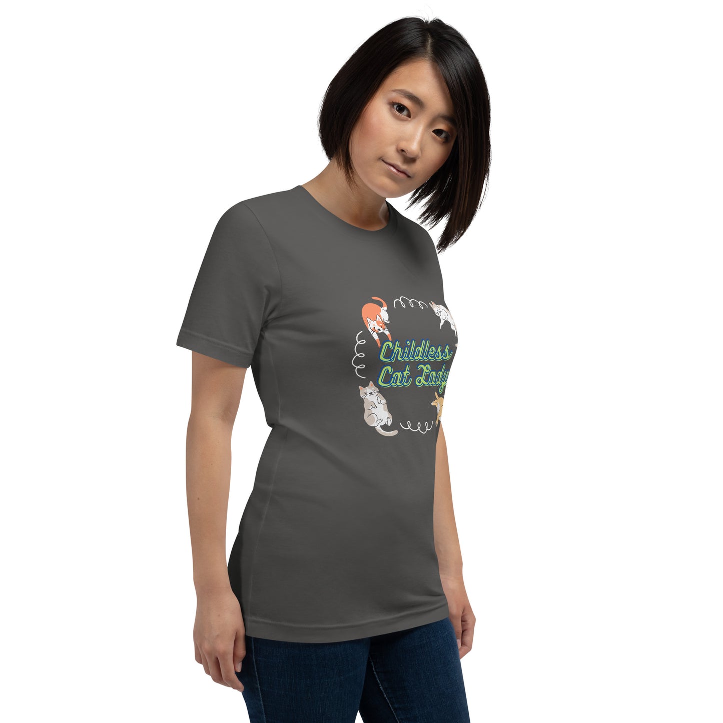 Childless Cat Lady Floofs Unisex t-shirt