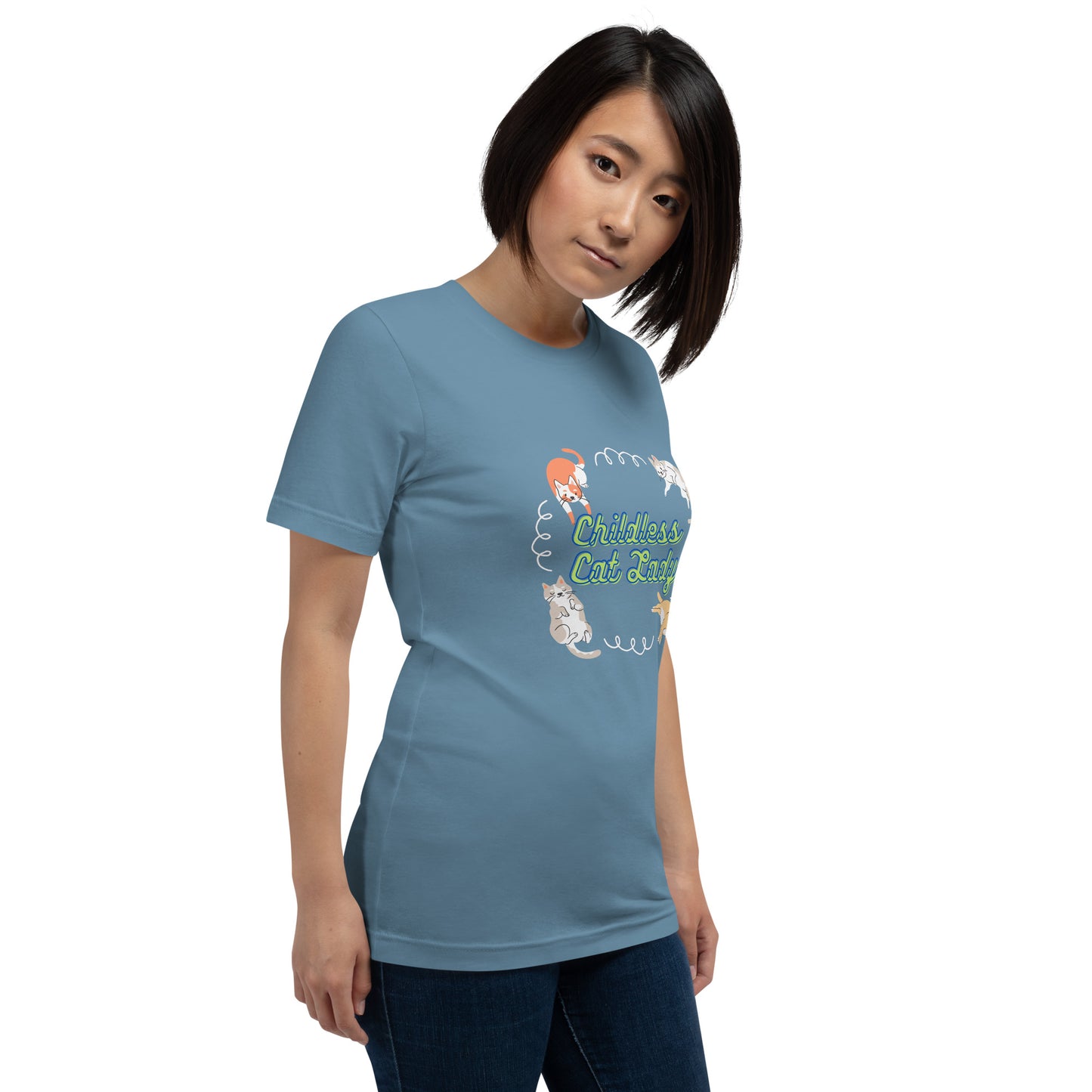 Childless Cat Lady Floofs Unisex t-shirt