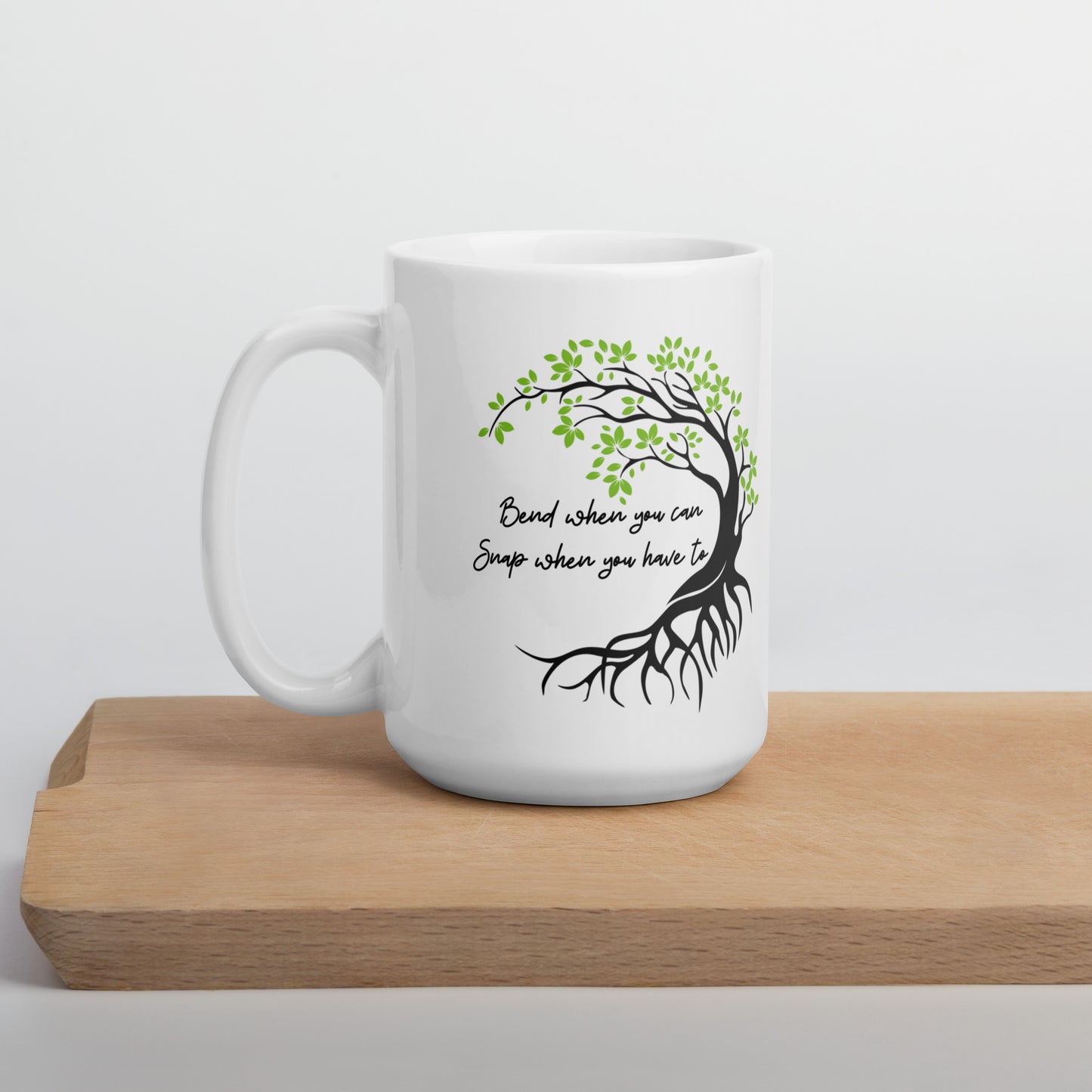 Dear Reader Willow White glossy mug