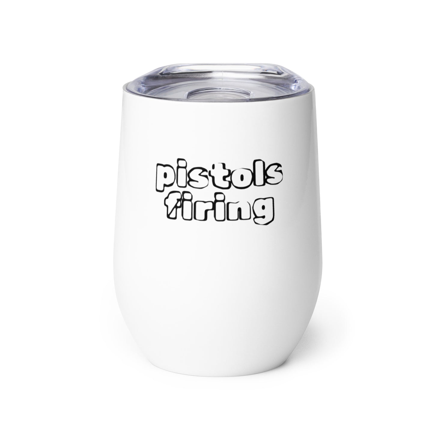 Pistols Firing Wine Tumbler