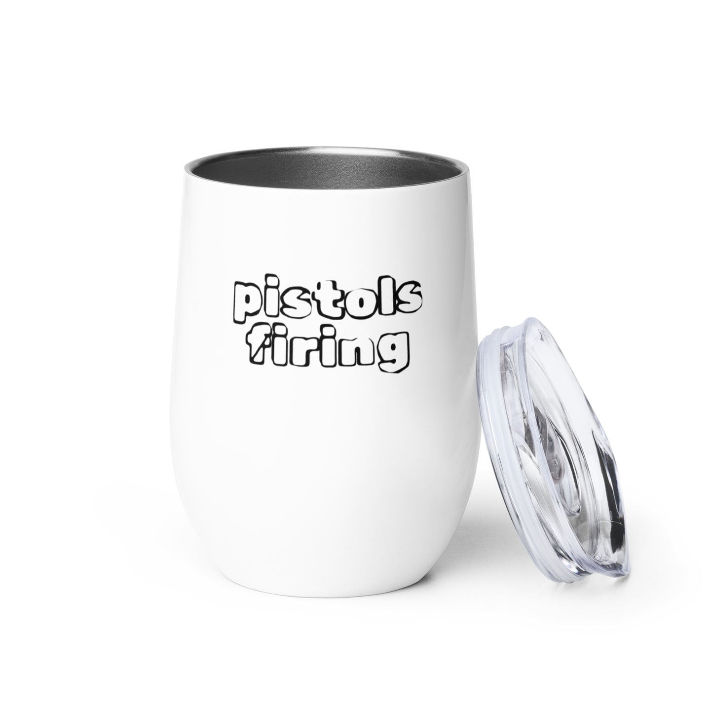 Pistols Firing Wine Tumbler