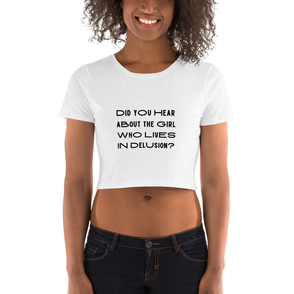 Delulu Girl Women’s Crop Tee